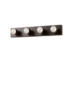 Govind 4-Light Dark Bronze Dimmable Vanity Light