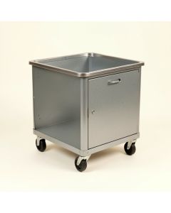 River Bend Empty Rolling Workshop Cart - Gray (synthetic illustration; no displayed measurements)