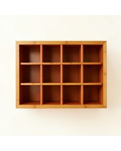 Summit Bend Empty Mug-Storage Cabinet Insert - Terracotta (synthetic illustration; no displayed measurements)