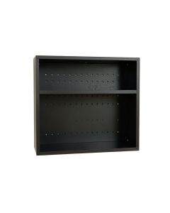 Clay Canyon Empty Wall-Mounted Tool Organizer Panel - Black (synthetic illustration; no displayed measurements)