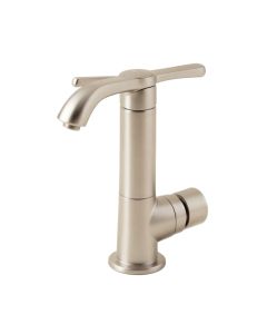 Purist Widespread Faucet With Drain Assembly Low Lever Handles And Low Gooseneck Spout (synthetic illustration; no displayed measurements)
