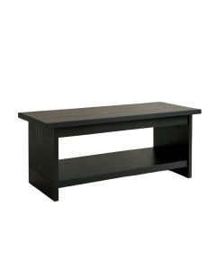 Alder Branch Indoor Bench - Black (synthetic illustration; no displayed measurements)