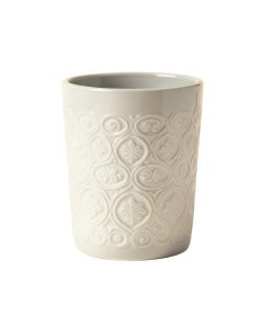 Bertaux Embossed Porcelain Wastebasket