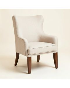 Revere Linen Upholstered Queen Anne Back Parsons Chair (synthetic illustration; no displayed measurements)