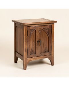 Gothic Sanctuary End Table With Storage (synthetic illustration; no displayed measurements)