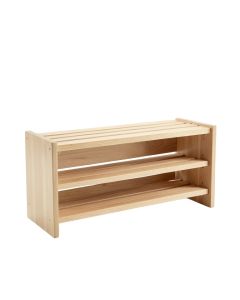 Cove Dale Shoe Storage Bench - Beige