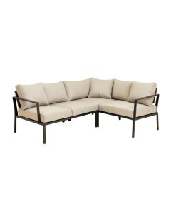 Joal 86.2 '' Wide Outdoor Patio Sectional With Cushion (synthetic illustration; no displayed measurements)