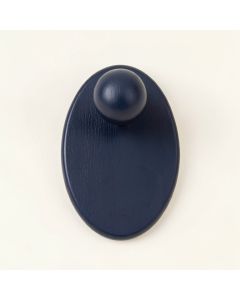 Ash Branch Wall-Mounted Robe Hook - Navy (synthetic illustration; no displayed measurements)