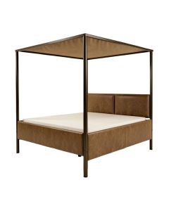 Andreaz Queen Four Poster Platform Bed (synthetic illustration; no displayed measurements)