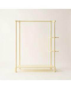 Juniper Bridge Empty Garment Rack - Cream (synthetic illustration; no displayed measurements)