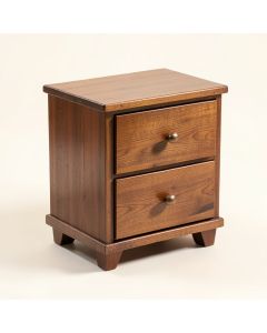 Everly Wooden 2 Drawer Nightstand (synthetic illustration; no displayed measurements)