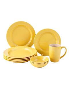 Wellman Bee Sweet 16 Piece Dinnerware Set , Service For 4