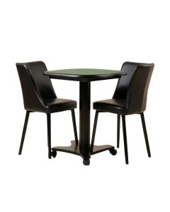 33.8 '' 4 - Player Card Table With Chairs