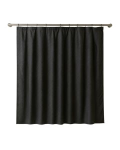 Heath Arc Shower Curtain Hanging Flat From A Plain Rod (synthetic illustration; no displayed measurements)