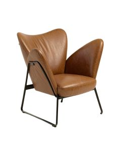 Cobham 28 '' Wide Cowhide Butterfly Chair