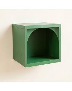 Ridge Crossing Wall-Mounted Cat Perch - Green (synthetic illustration; no displayed measurements)