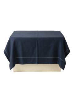 Moss Brook Flat Bed Sheet - Navy (synthetic illustration; no displayed measurements)