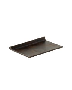 Lux And Hum Industrial Shelf Bracket With Lip (synthetic illustration; no displayed measurements)