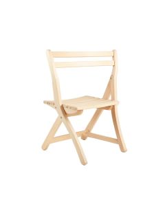 Olive Branch Folding Outdoor Chair - Ivory (synthetic illustration; no displayed measurements)