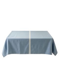Vale Arc Flat Bed Sheet - Blue