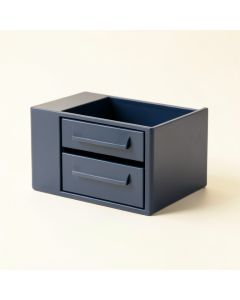Clay Brook Small-Parts Storage Drawer Cabinet - Navy (synthetic illustration; no displayed measurements)