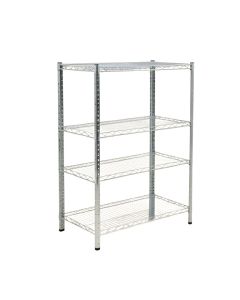 Sleaford 72 '' H X 36 '' W X 18 '' D Tier Industrial Wire 4 Shelf Shelving Unit Starter
