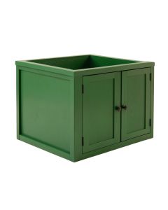 Slate Bend Empty Furniture-Style Litter Enclosure - Green (synthetic illustration; no displayed measurements)