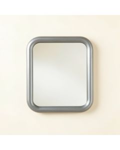 Slate Crest Framed Wall Mirror - Gray (synthetic illustration; no displayed measurements)