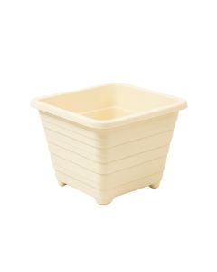 Ridge Crest Empty Raised Planter - Ivory