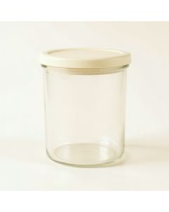 Field Crest Storage Canister With Lid - Cream (synthetic illustration; no displayed measurements)