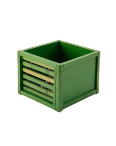 Willow Arc Empty Furniture-Style Litter Enclosure - Green