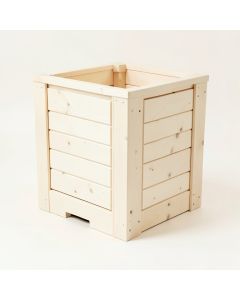 Clay Canyon Closed Garden Compost Bin - Ivory (synthetic illustration; no displayed measurements)