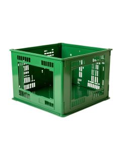 Slate Crossing Empty Furniture-Style Pet Crate - Green (synthetic illustration; no displayed measurements)
