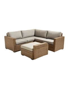 Merlyn 8 Piece Rattan Sectional Seating Group With Cushions