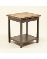Morgandale Kitchen Cart With Butcher Block Top (synthetic illustration; no displayed measurements)