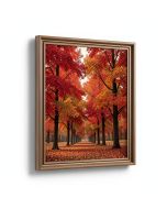 Autumn Trees I By Conrad Knutsen Framed Painting Print (synthetic illustration; no displayed measurements)