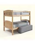 Walters Twin Over Twin Bunk Bed With Trundle (synthetic illustration; no displayed measurements)