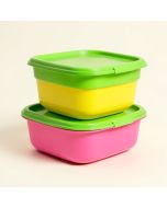 Large Plastic Kitchen Saver 3 Container Food Storage Set (synthetic illustration; no displayed measurements)