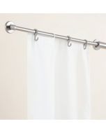 Brushed Nickel Shower Curtain Hooks (synthetic illustration; no displayed measurements)