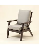 Mitchem Adirondack Patio Chair With Cushions (synthetic illustration; no displayed measurements)