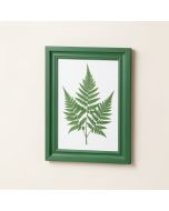 Wood Framed Wall Decor With Fern Fronds - 6 Piece Picture Frame Print Set On Wood (synthetic illustration; no displayed measurements)
