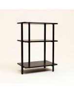 Corne 70.87 '' H X 39.37 '' W Metal Etagere Bookcase (synthetic illustration; no displayed measurements)
