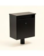 Post Mounted Mailbox (synthetic illustration; no displayed measurements)