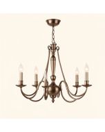 Dutra 5 - Light Candle Style Classic / Traditional Chandelier (synthetic illustration; no displayed measurements)