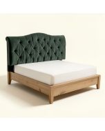 Bittinger Nail Button Tufted Wingback Upholstered Standard Bed (synthetic illustration; no displayed measurements)