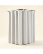 Escarpita Heavy Grommet Plastic Solid Shower Curtain Liner (synthetic illustration; no displayed measurements)