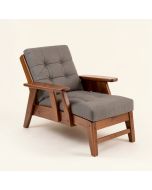 Allan Tufted Right-Arm Recessed Chaise Lounge (synthetic illustration; no displayed measurements)