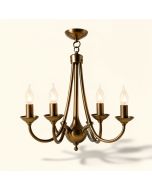 Liebert Candle Style Wagon Wheel Chandelier (synthetic illustration; no displayed measurements)