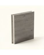 3.5 '' X 12 '' Solid Wood Wall Paneling In Gray (synthetic illustration; no displayed measurements)