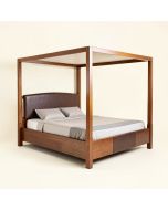 Asriya Low Profile Four Poster Bed (synthetic illustration; no displayed measurements)